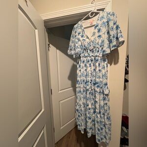 Rotten Tomato Maxi Floral Dress